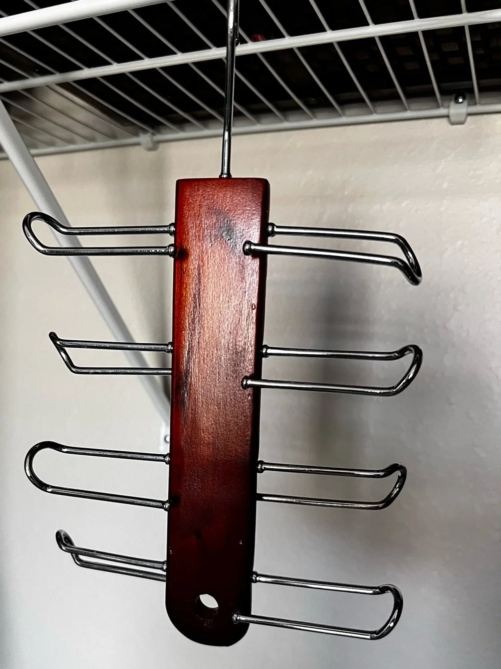 Closet Organizer Hanger Lot | Velvet Cascading & Wood Rotating Multi Hook